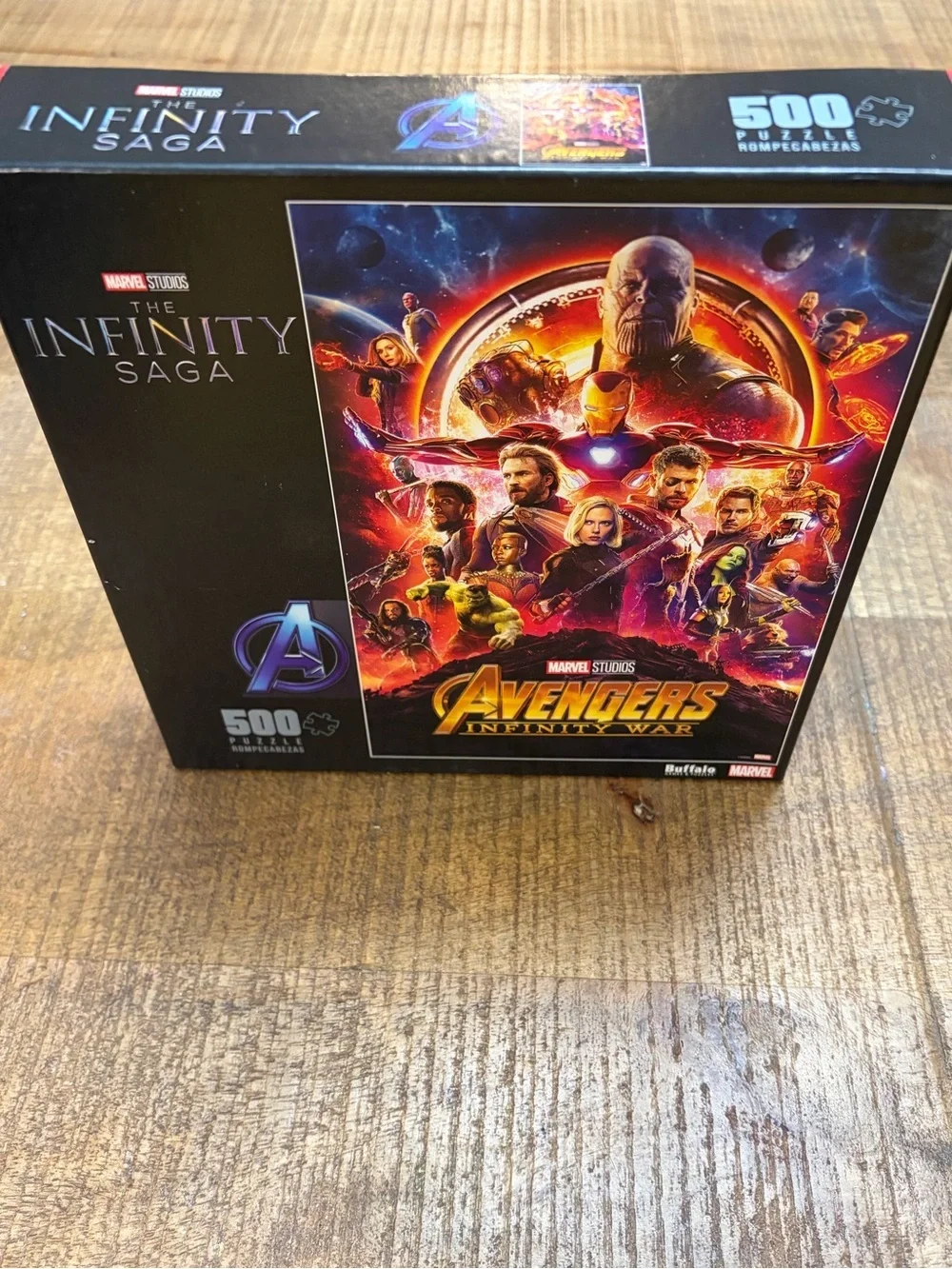 🆕 Sealed Marvel Avengers Infinity War 500-Piece Puzzle - Black Box Art